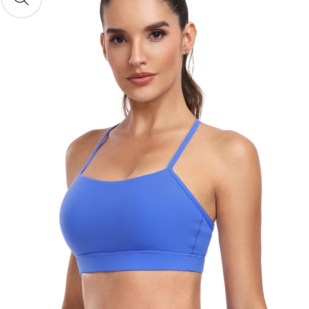 HeyNuts to Freest Y Back Sports Bras for Women size s new with tag blue